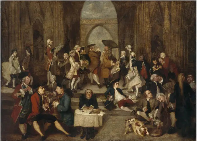 Parodie de « L'École d'Athènes » de Raphaël - Joshua Reynolds