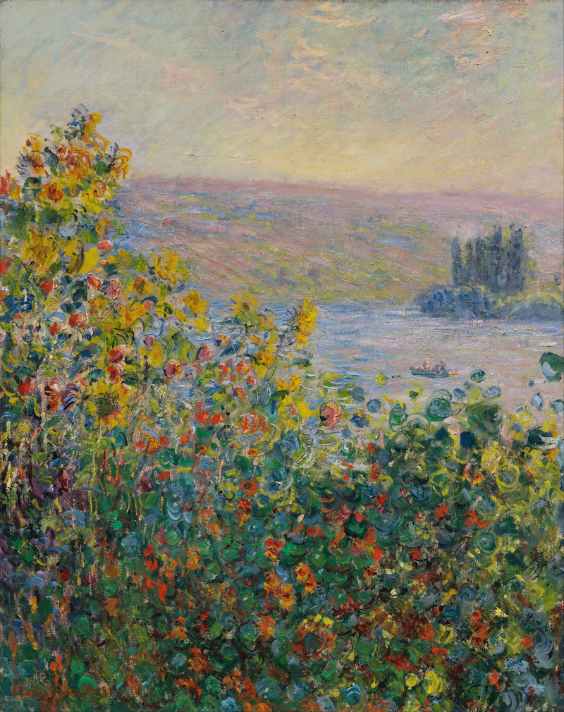 Parterres de fleurs à Vétheuil W693 – Claude Monet