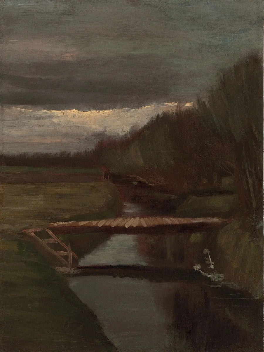 Passerelle au-dessus d’un fossé, F189 – Vincent van Gogh