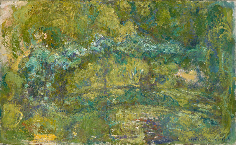 La Passerelle sur le bassin aux nymphéas – Claude Monet