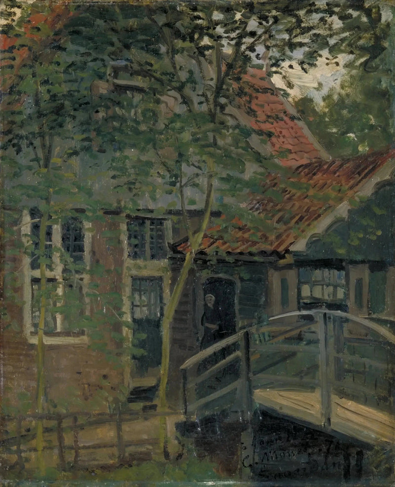 Passerelle à Zaandam W191a – Claude Monet