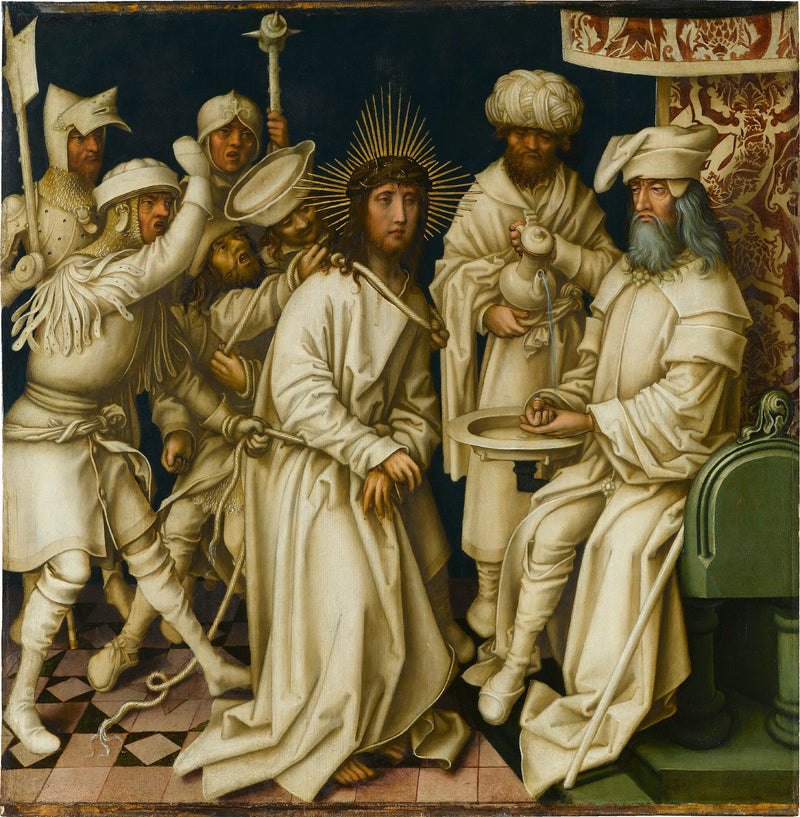 Passion grise : Le Christ devant Pilate - Hans Holbein the Elder