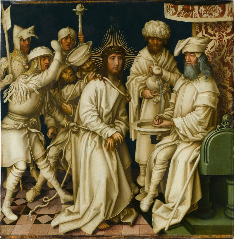 Passion grise : Le Christ devant Pilate - Hans Holbein the Elder