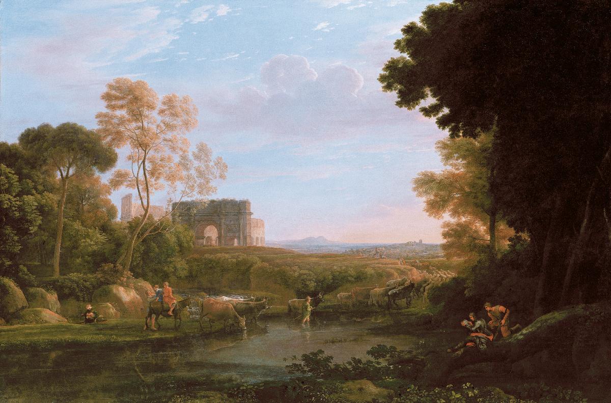 Pastorale avec l'Arc de Constantin - Claude Lorrain