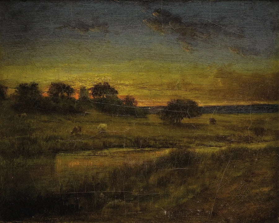 Pâturage à l'aube - George Inness