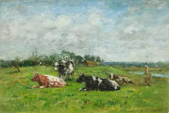 Pâturage en Normandie - Eugène Boudin