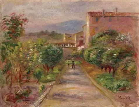 Paysage à Cagnes - Pierre-Auguste Renoir