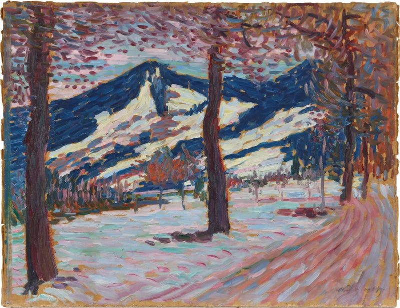 Paysage à Füssen (printemps) - Alexej von Jawlensky