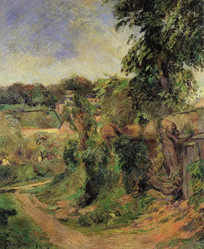 Paysage à Rouen - Paul Gauguin