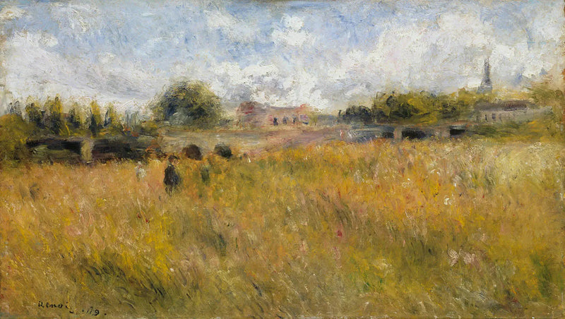 Paysage au bord de la Seine à Rueil - Pierre-Auguste Renoir