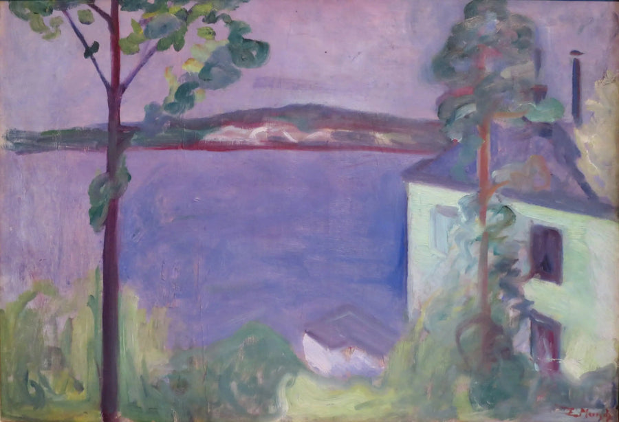 Paysage au clair de lune - Edvard Munch