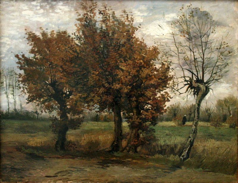 Paysage d’automne avec quatre arbres, F44 – Van Gogh