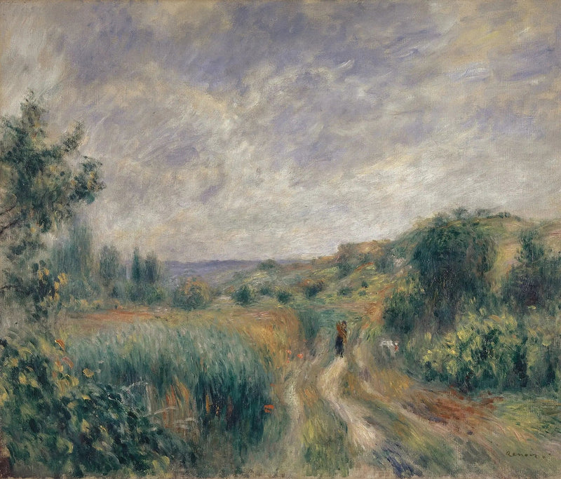 Paysage aux environs d'Essoyes - Pierre-Auguste Renoir