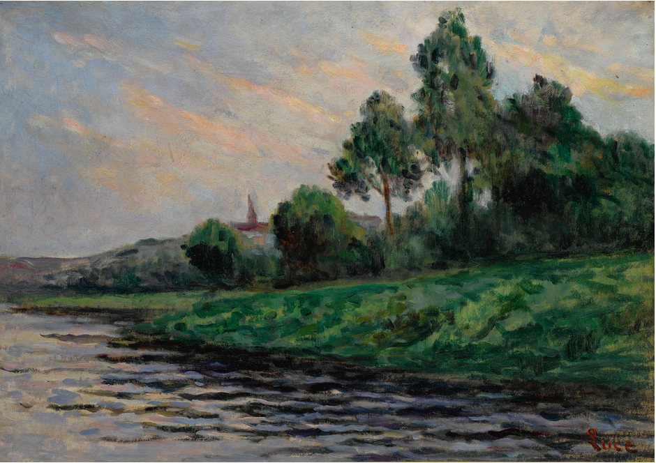 Paysage aux environs de Mantes - Maximilien Luce