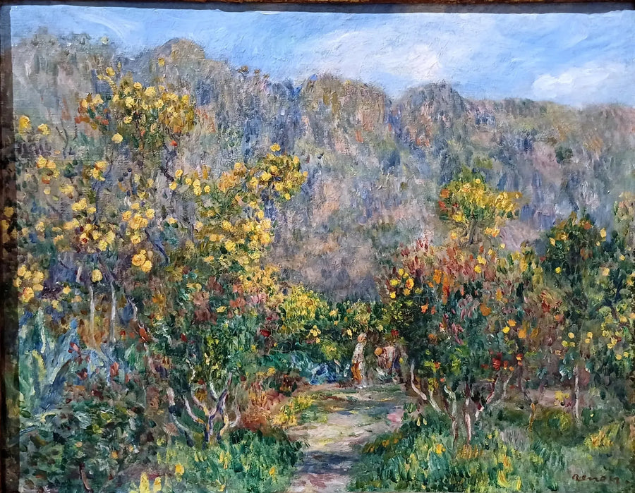 Paysage aux mimosas - Pierre-Auguste Renoir