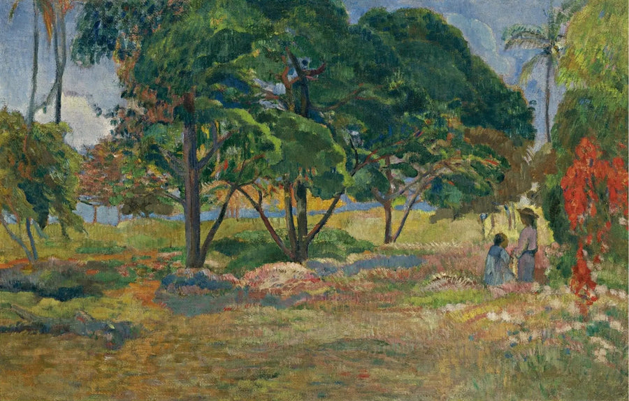 Paysage aux trois arbres - Paul Gauguin