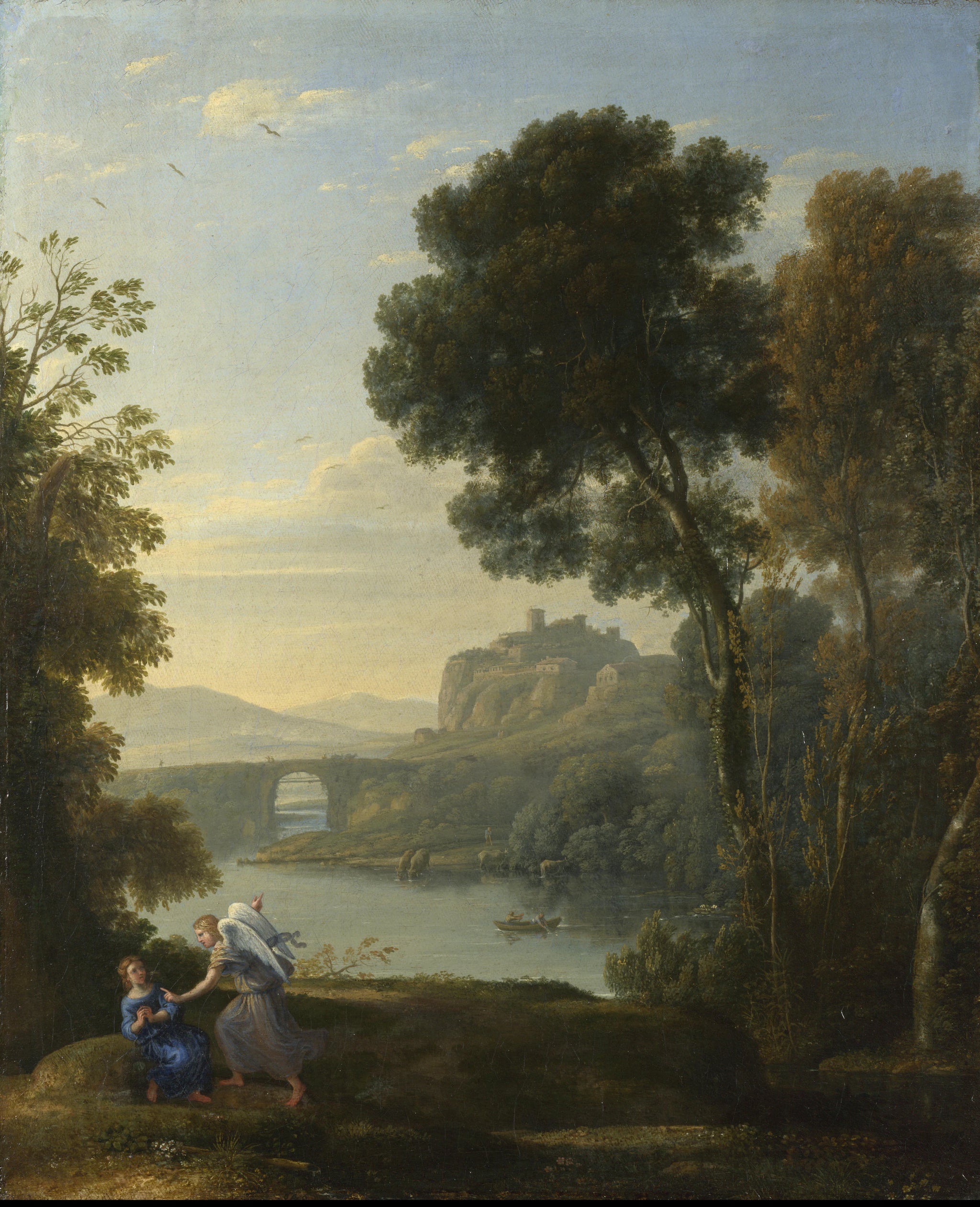 Paysage avec Agar et l'Ange - Claude Gellée