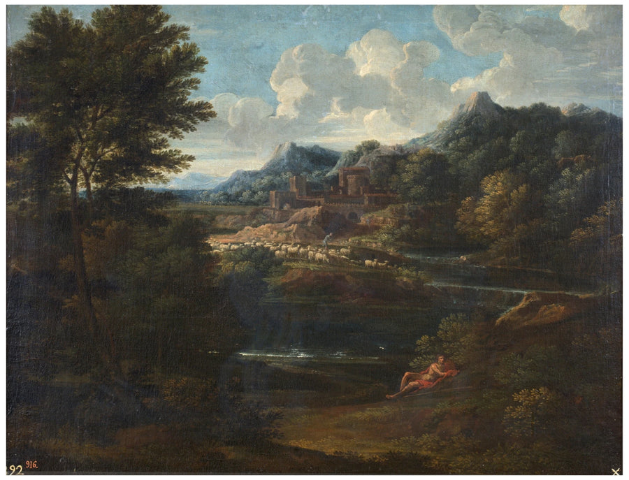 Paysage avec berger - Gaspard Dughet
