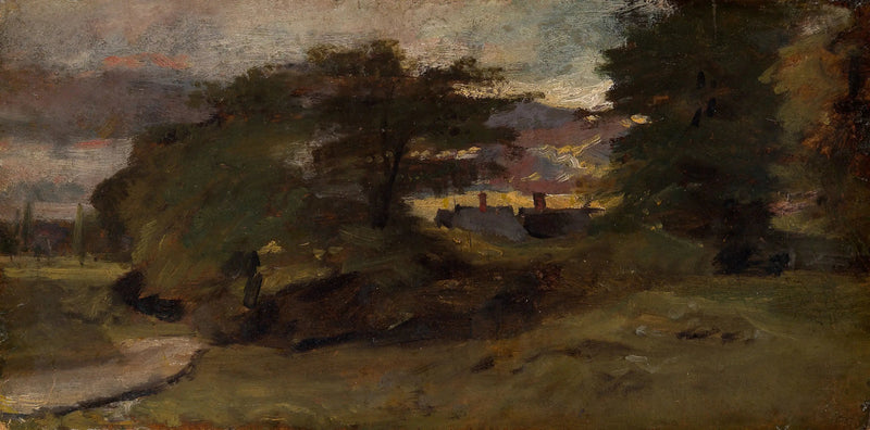 Paysage avec chalets - John Constable