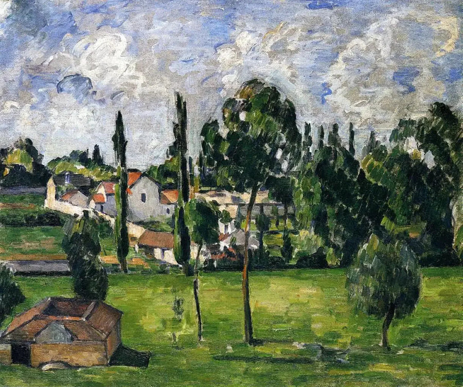 Paysage avec conduite d’eau - Paul Cézanne