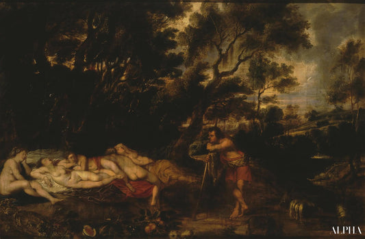 Paysage avec Cymon et Iphigénie - Peter Paul Rubens - Reproductions de tableaux et peintures haut de gamme