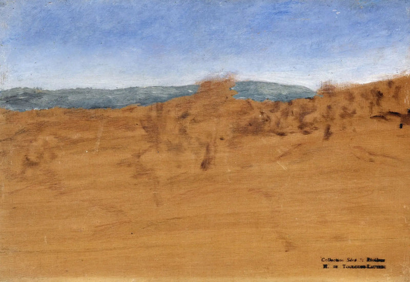 Paysage avec des dunes près d'Arcachon - Henri de Toulouse-Lautrec
