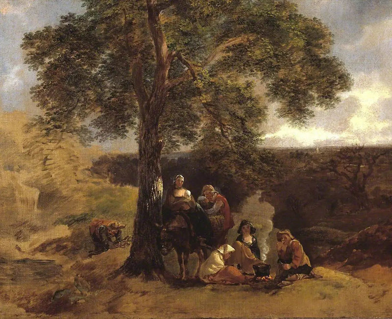 Paysage avec des gitans - Thomas Gainsborough
