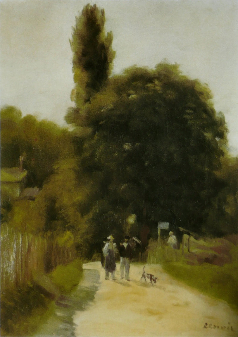 Paysage avec deux personnages - Pierre-Auguste Renoir