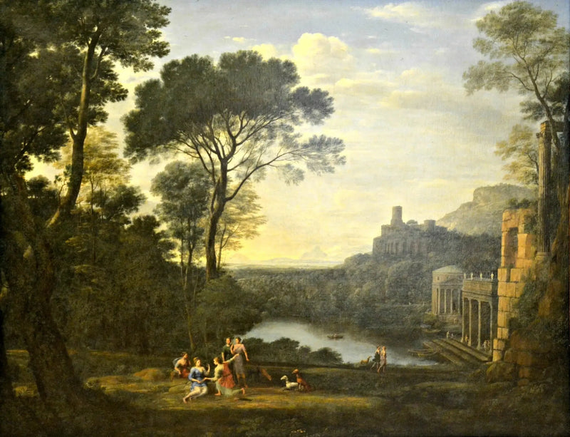 Paysage avec la nymphe Égérie pleurant Numa - Claude Lorrain