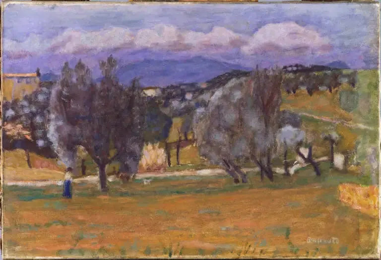 Paysage avec montagne (l'Estérel) - Pierre Bonnard