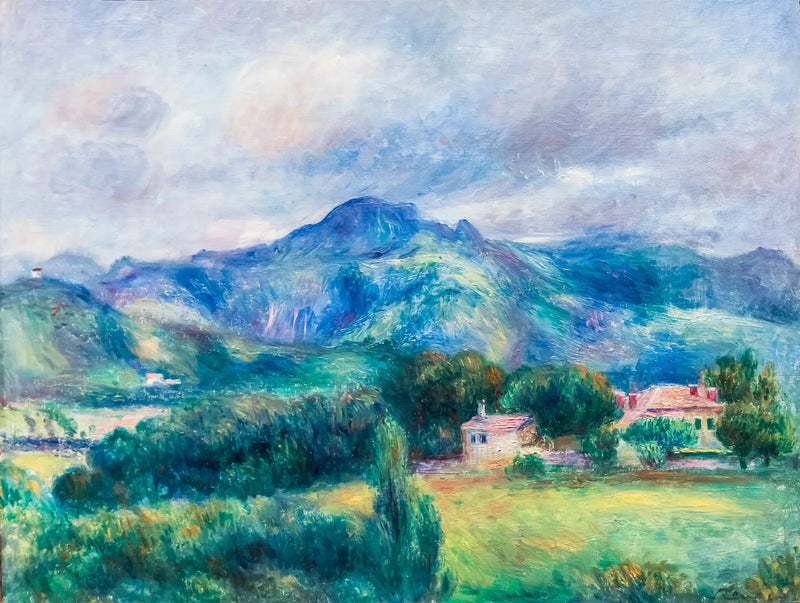 Paysage avec montagne - Pierre-Auguste Renoir