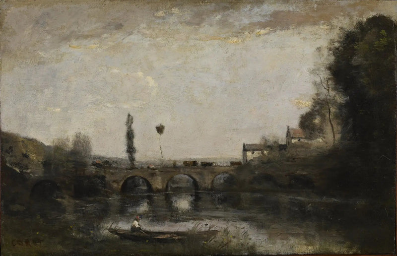 Paysage avec pont - Jean-Baptiste Camille Corot
