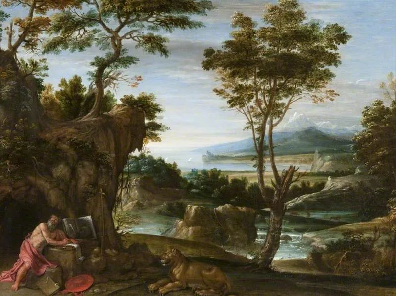 Paysage avec Saint Jérôme - Domenichino