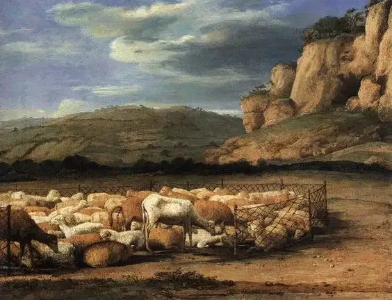 Paysage avec troupeau - Claude Lorrain