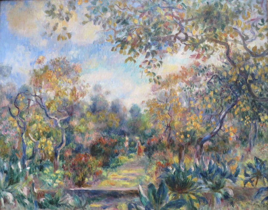 Paysage à Beaulieu, vers 1893 – Pierre-Auguste Renoir