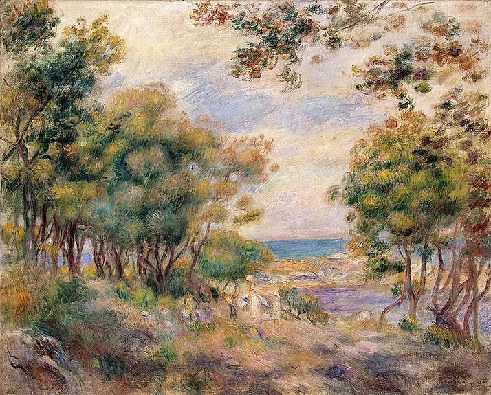 Paysage à Beaulieu, 1899 – Pierre-Auguste Renoir