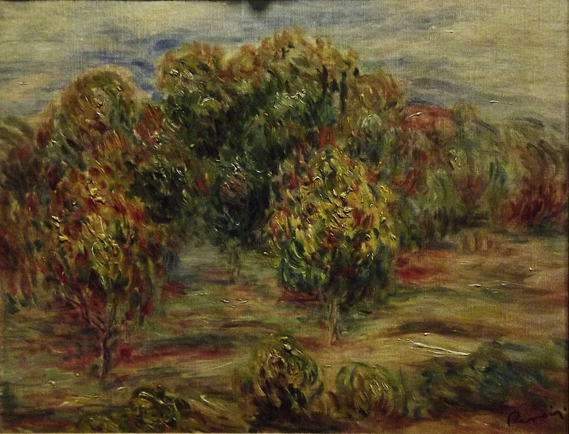 Paysage de Cagnes, 1910 – Pierre-Auguste Renoir