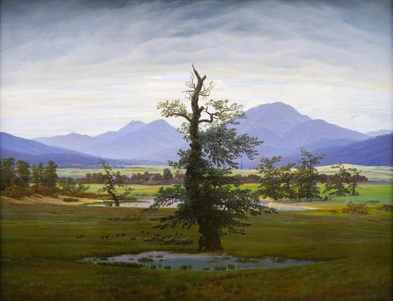 Paysage champêtre, le matin - Caspar David Friedrich
