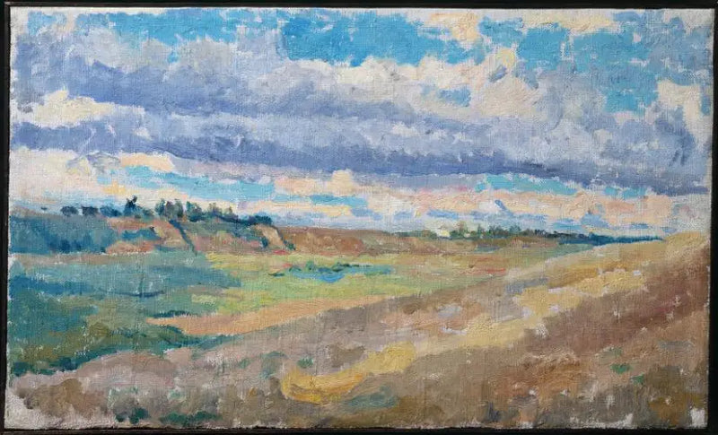 Paysage, champs - Kazimir Malevich