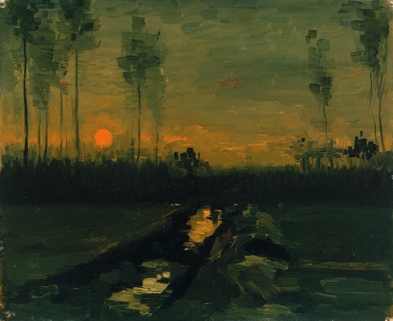 Paysage au crépuscule, F191 – Vincent van Gogh