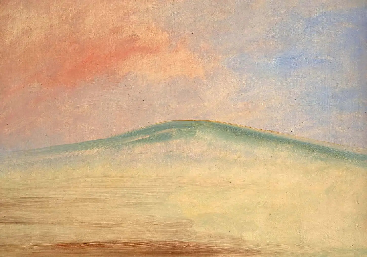 Paysage d'arrière-plan - George Catlin image 1 copie peinte à la main à l’huile