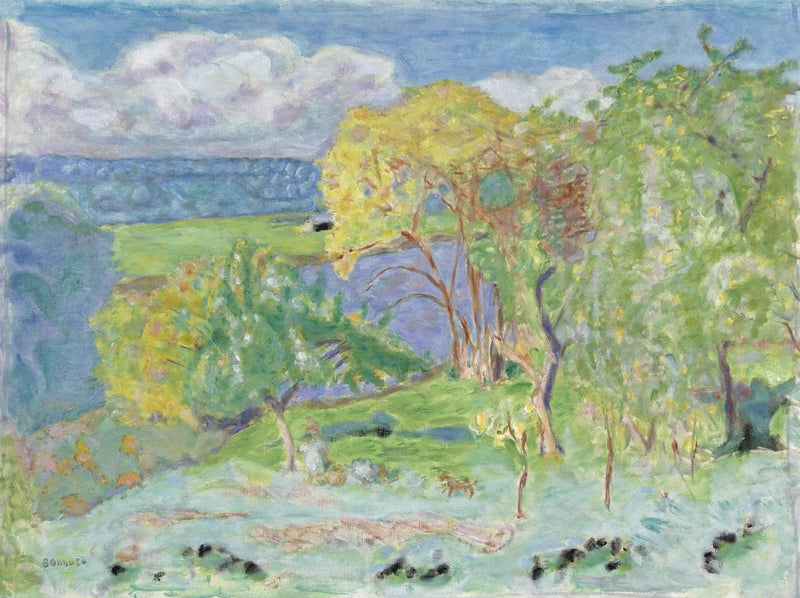 Paysage d'automne (environs de Vernon) - Pierre Bonnard