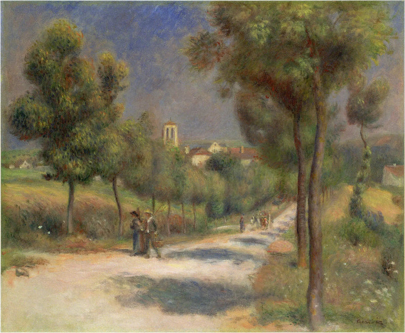 Paysage d'Essoyes, tôt le matin - Pierre-Auguste Renoir