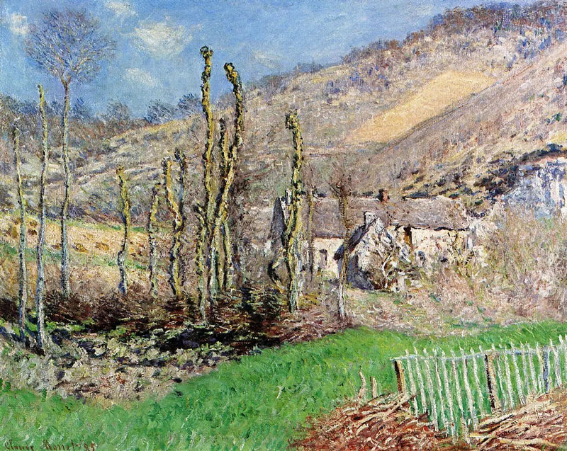 Paysage d'hiver au val de Falaise (Giverny) - Claude Monet