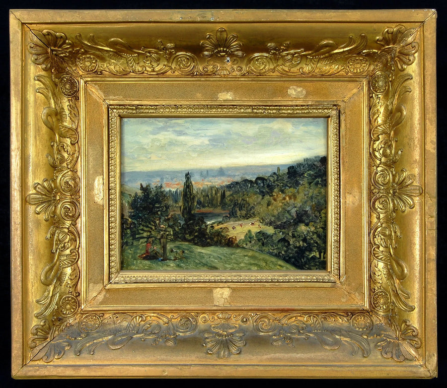 Paysage dans les environs de Paris - Ary Scheffer