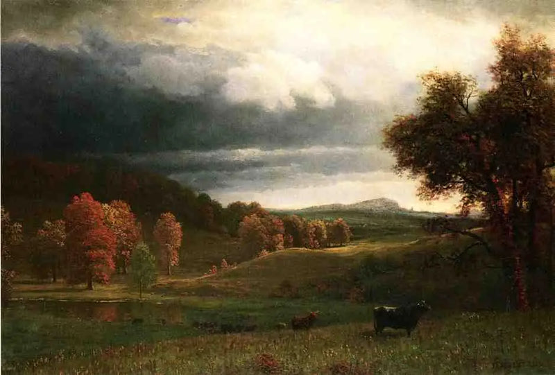 Paysage d'automne, Les Catskills - Albert Bierstadt