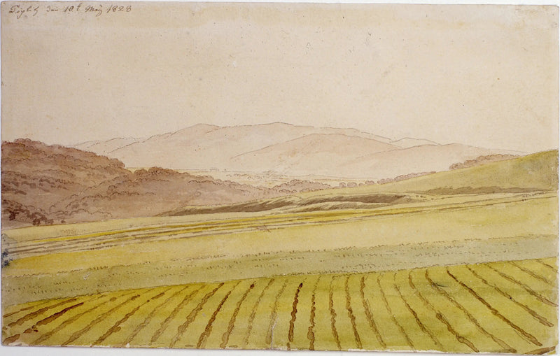 Paysage de Bohême - Caspar David Friedrich
