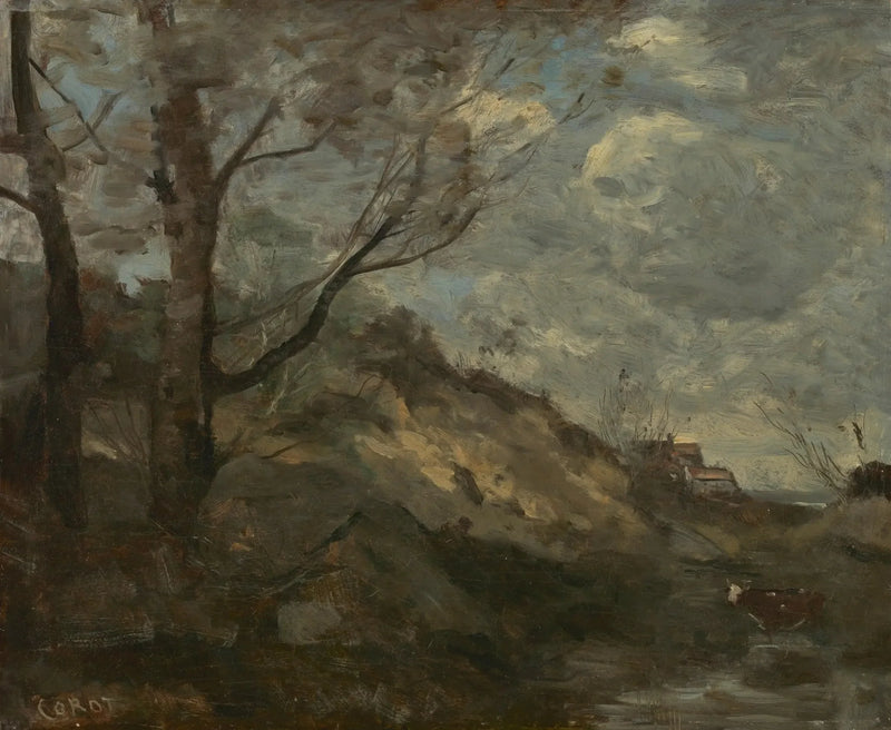 Paysage de dunes - Jean-Baptiste Camille Corot