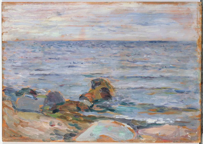 Paysage de plage - Edvard Munch