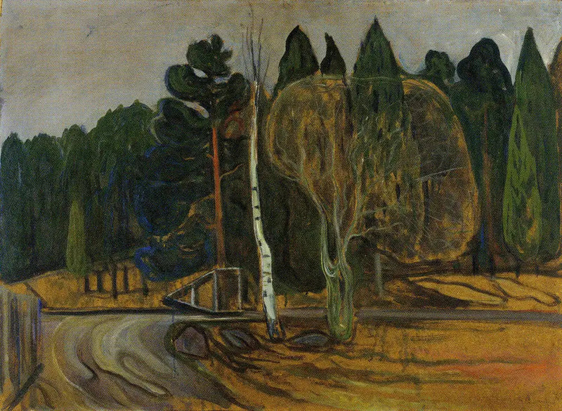 Paysage de printemps à la déneigeuse - Edvard Munch
